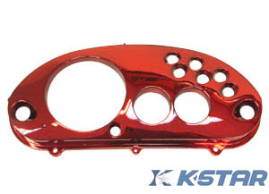 RUNNER SPEEDOMETER COVER RED ANODIZED