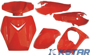 VIVA CITY BODY PARTS W/ PAINTING RED