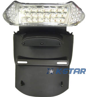 T-MAX TAIL LAMP COMPLETE + LICENCE PLATE LAMP W/ E-MARK