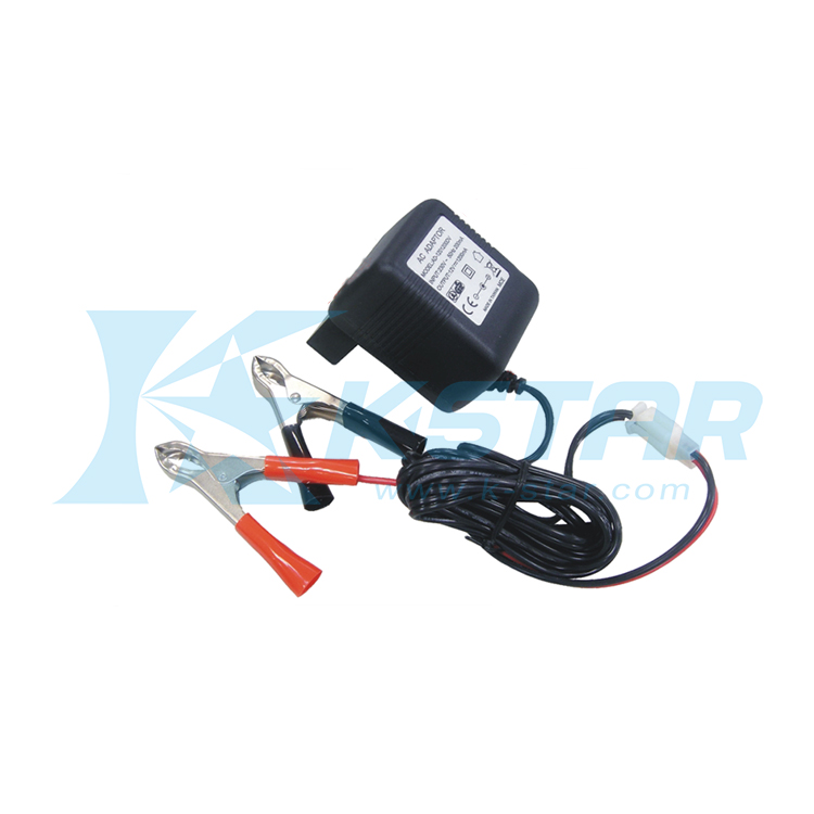 BATTERY CHARGER W/CLIP 1200MA