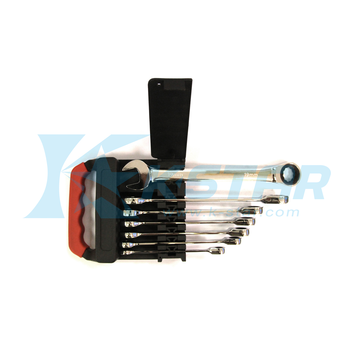 RATCHET WRENCH SET SIZE: 8, 10, 12, 13, 14, 17, 19MM