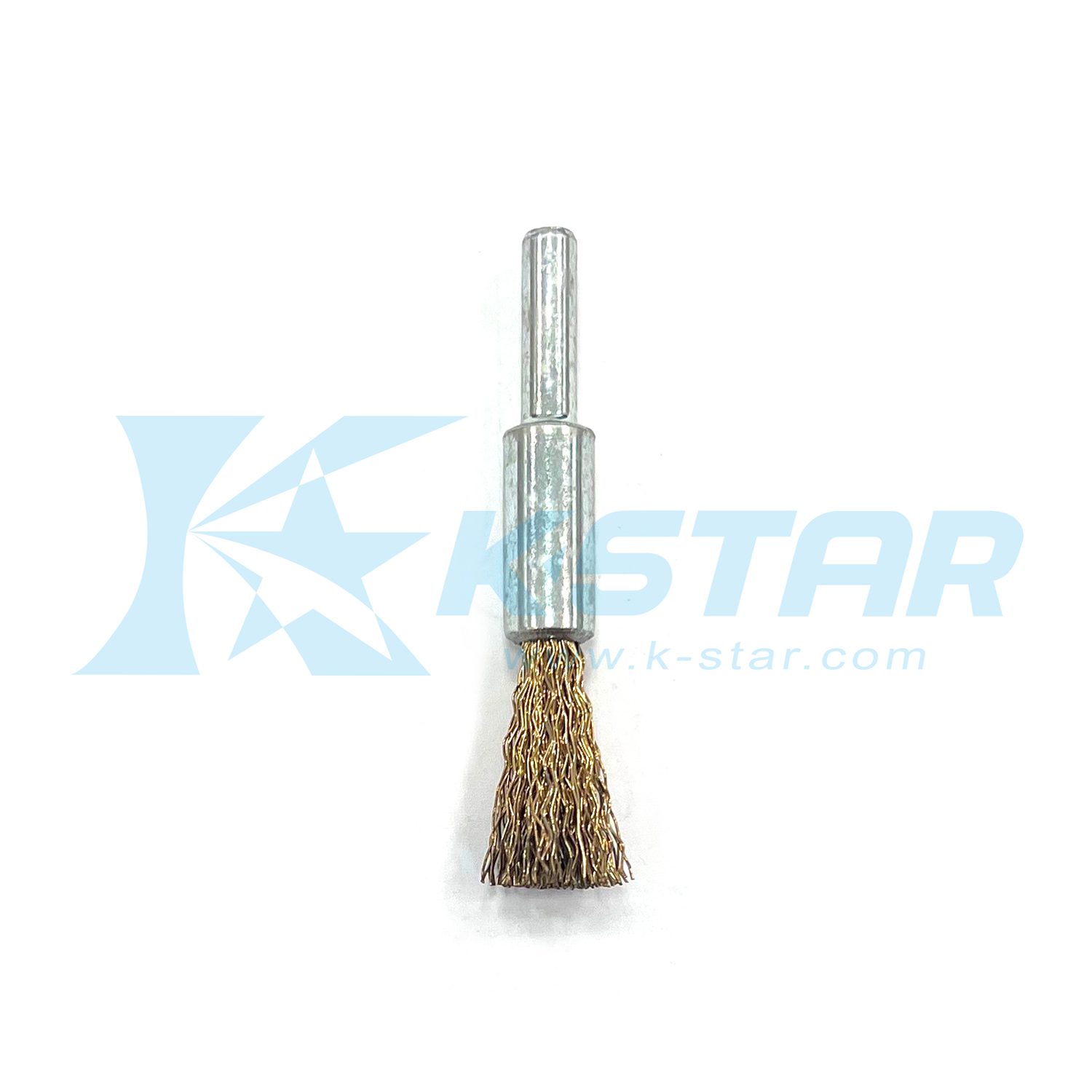 BRASS COATED END BRUSHERS Φ3/8", SHANK: 6MM