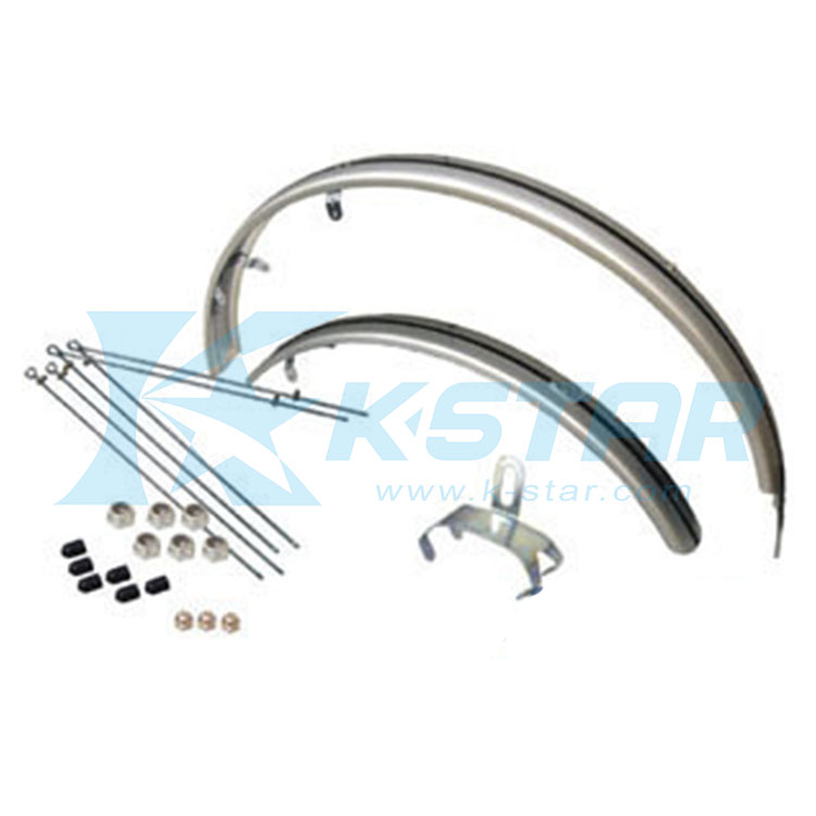 MUDGUARDS 60MM SILVER PARTS STEEL